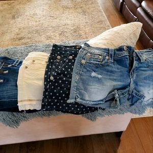 Miss Me denim shorts bundle